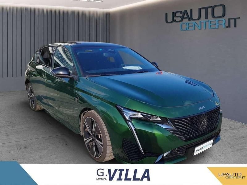Usata Peugeot 308 GT 131 CV (96 kW) 2023 Verde Utilitaria