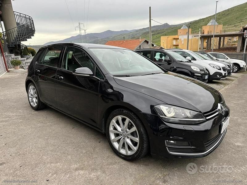 Usata VW Golf VII Highline 149 CV (109 kW) 2013 Nero Berlina