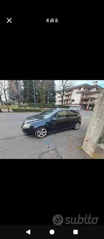 Usata VW Golf IV GTI 200 CV (147 kW) 2006 Nero Berlina