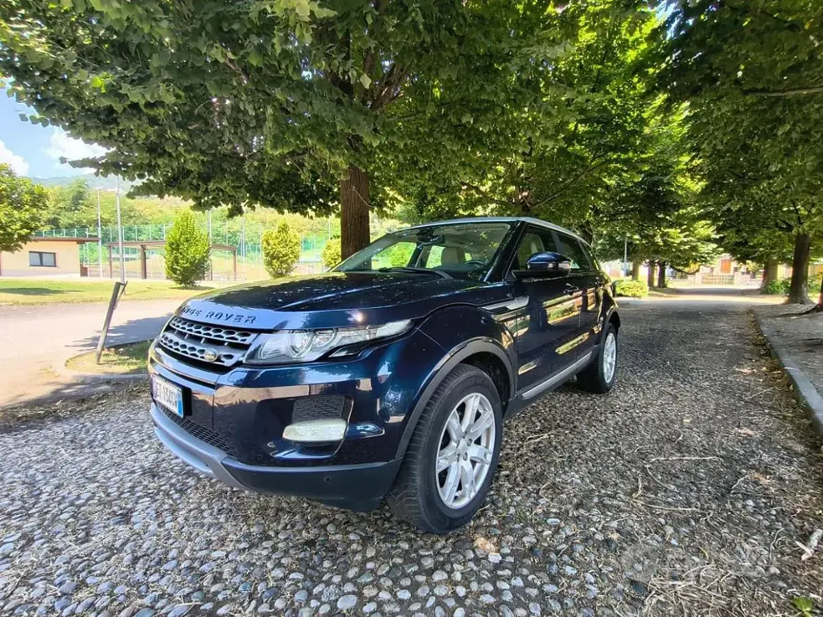 Usata Land Rover Range Rover evoque Dynamic 190 CV (139 kW) 2014 Bluazzurro SUV