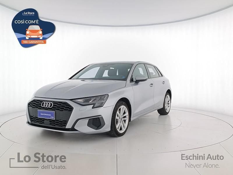Usata Audi A3 Advanced 150 CV (110 kW) 2021 Grigio Berlina
