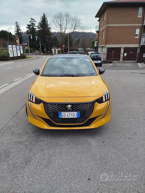 Usata Peugeot 208 GTi 2021 Giallo Utilitaria