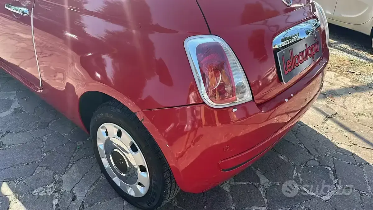 Usata Fiat 500 69 CV (50 kW) 2008 Rosso Berlina
