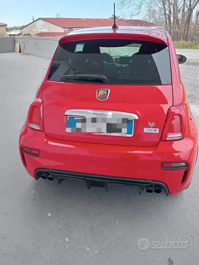 Usata Abarth 595 160 CV (117 kW) 2018 Rosso Berlina