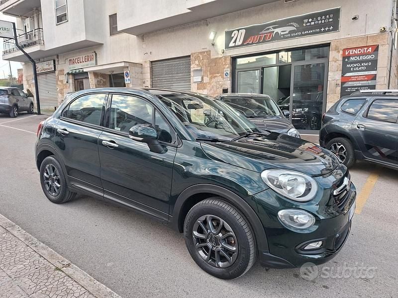 Usata Fiat 500X Lounge 95 CV (69 kW) 2016 Verde SUV