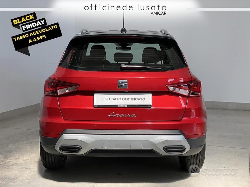 Usata Seat Arona Xperience 95 CV (69 kW) 2022 Rosso SUV