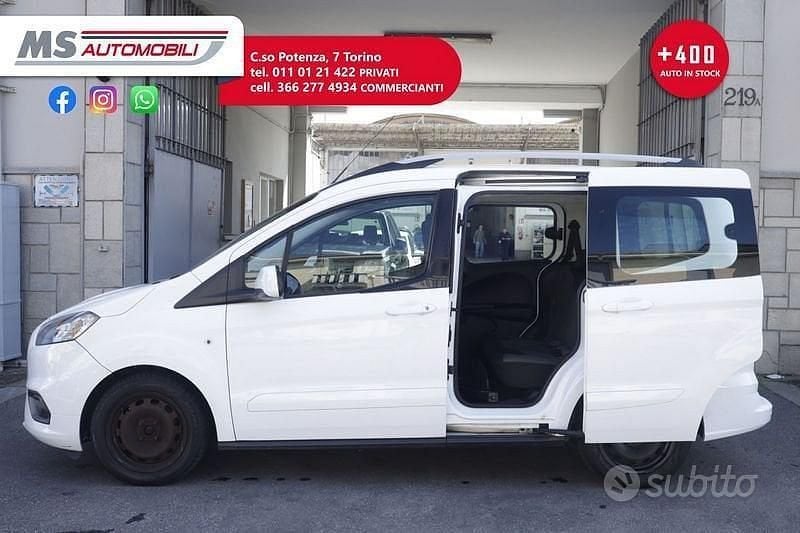 Usata Ford Tourneo Courier Sport 101 CV (74 kW) 2019 Bianco Monovolume