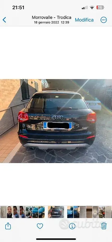 Usata Audi Q2 116 CV (85 kW) 2018 Nero SUV