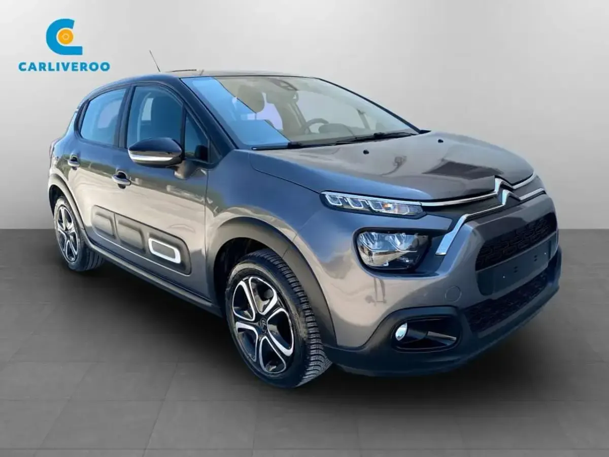 Usata Citroën C3 Feel 83 CV (61 kW) 2022 Grigio scuro Utilitaria