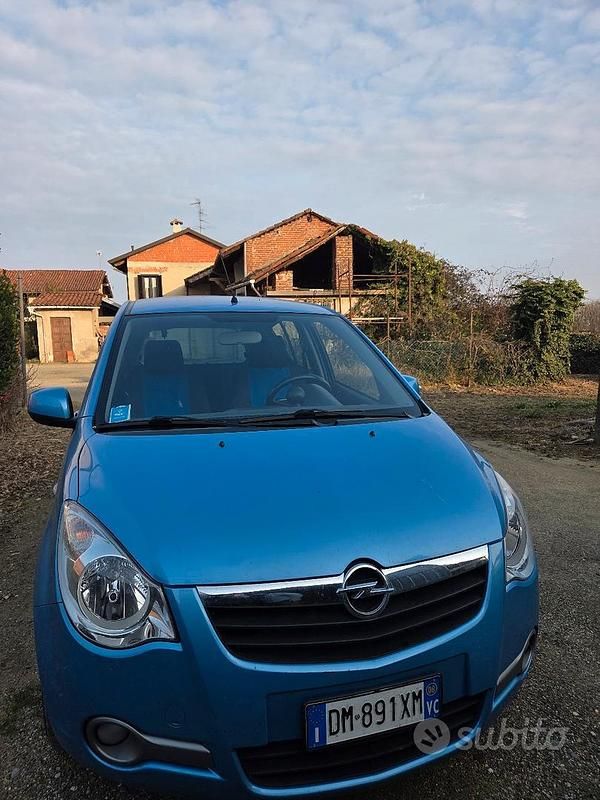 Usata Opel Agila Enjoy 86 CV (63 kW) 2008 Blu Utilitaria