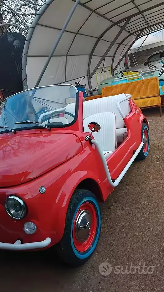 Usata Fiat 500 1970 Rosso Utilitaria