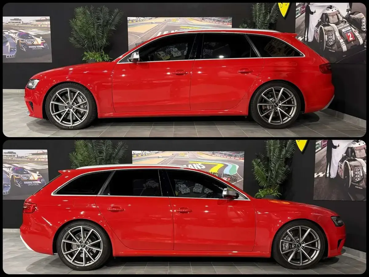 Usata Audi RS4 Ambiente 450 CV (330 kW) 2013 Laserrot red metallic Station wagon
