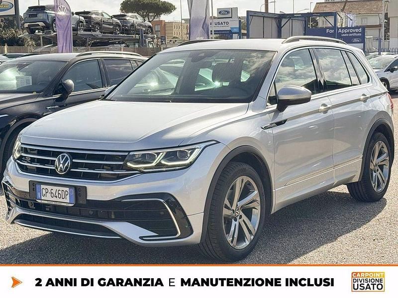 Usata VW Tiguan R-line 150 CV (110 kW) 2023 Argento SUV