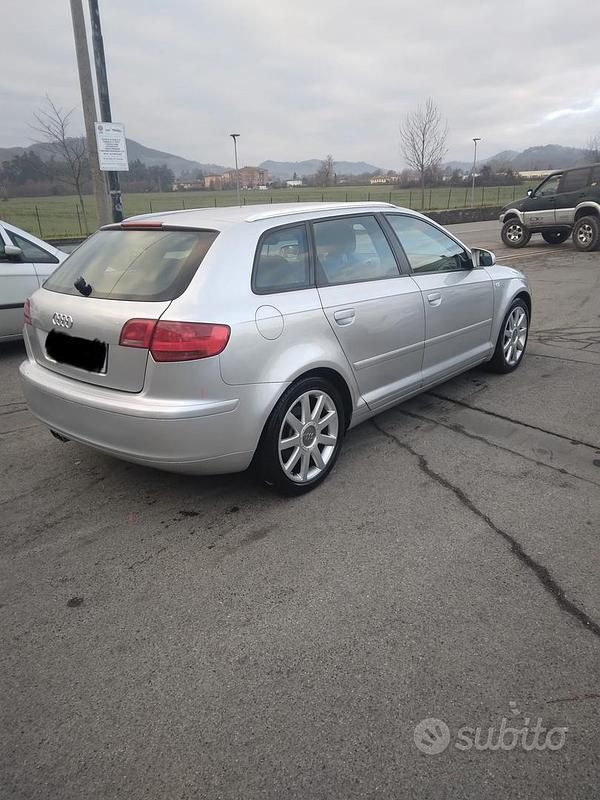 Usata Audi A3 S-Line 170 CV (125 kW) 2007 Grigio Berlina