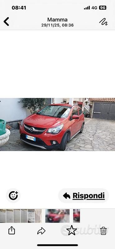 Usata Opel Karl 2018 Rosso Utilitaria