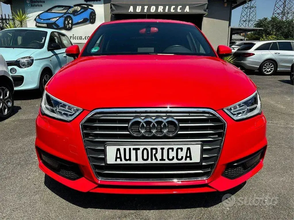 Usata Audi A1 Sportback S-Line 125 CV (91 kW) 2017 Rosso Utilitaria