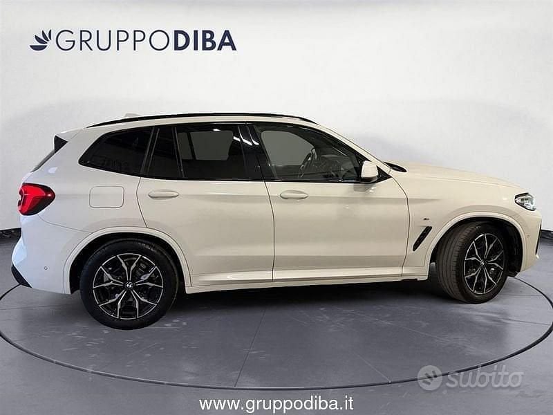 Usata BMW X3 M Sport 190 CV (139 kW) 2022 Bianco SUV