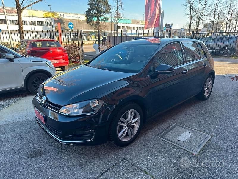 Usata VW Golf VII Highline 125 CV (91 kW) 2016 Nero Berlina