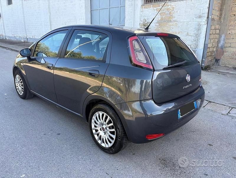 Usata Fiat Punto Lounge 75 CV (55 kW) 2014 Grigio Berlina