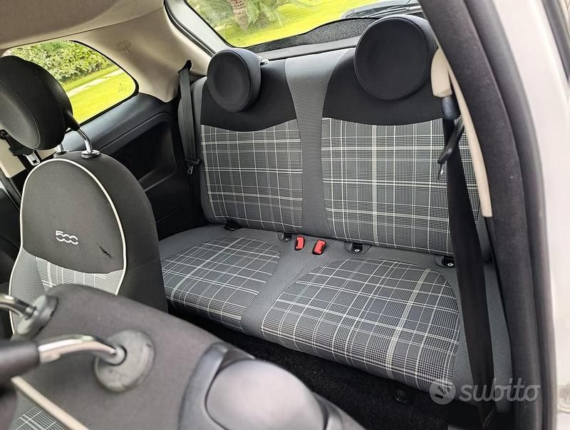 Usata Fiat 500 75 CV (55 kW) 2009 Bianco Utilitaria