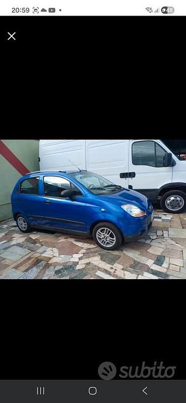 Usata Chevrolet Matiz 52 CV (38 kW) 2009 Blu Utilitaria