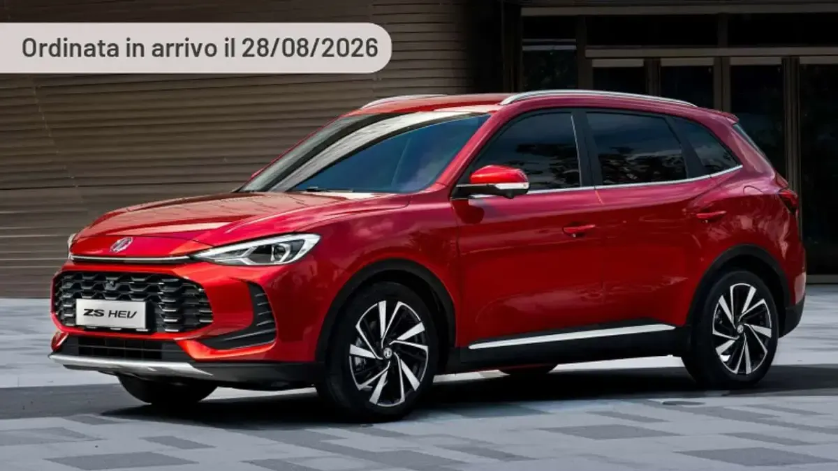 Nuova MG ZS 116 CV (85 kW) 2025 Argento Berlina