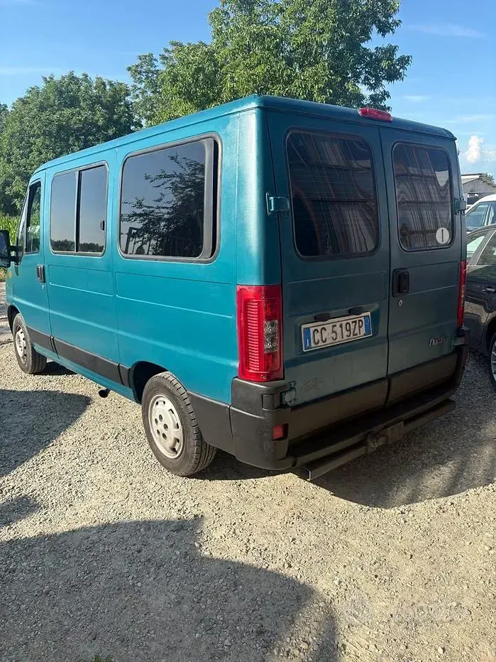 Usata Fiat Ducato 127 CV (93 kW) 2002 Verde Furgone