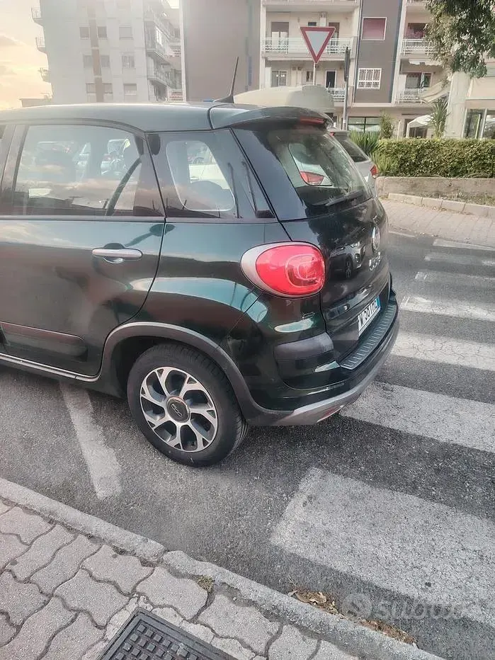 Usata Fiat 500L Cross 95 CV (69 kW) 2019 Verde Monovolume