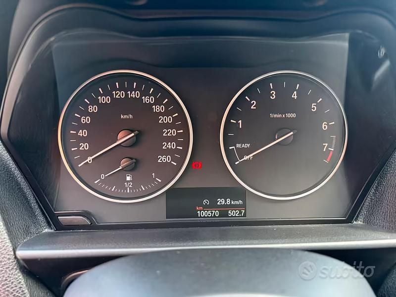 Usata BMW 116 Sport Line 2014 Nero Utilitaria