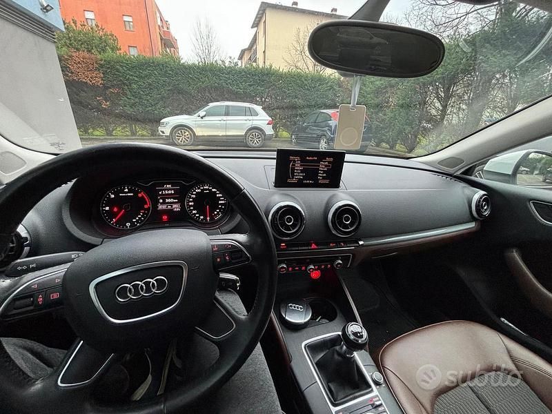 Usata Audi A3 Ambition 150 CV (110 kW) 2014 Bianco Berlina