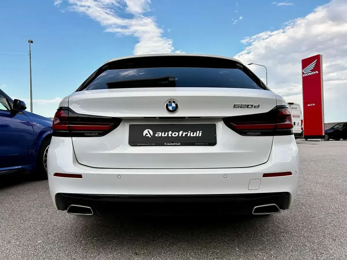 Usata BMW 520 190 CV (139 kW) 2020 Mineral white Station wagon