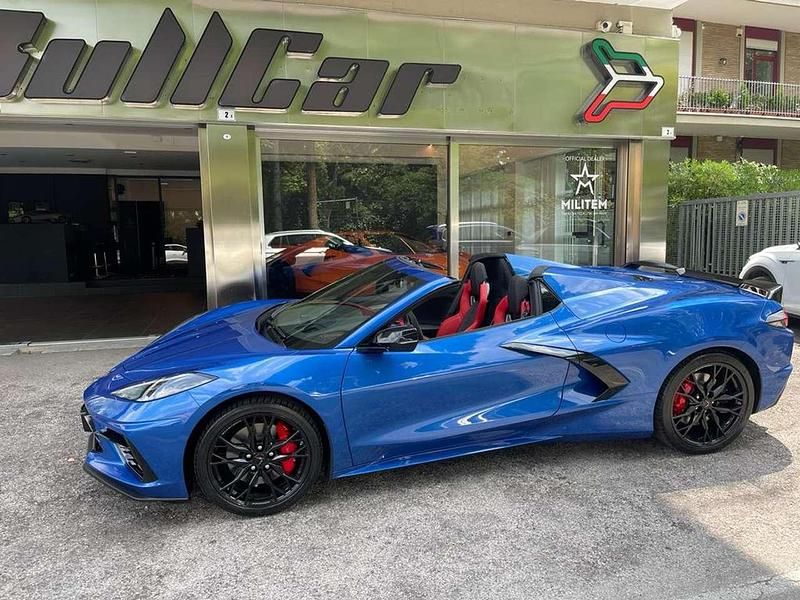 Usata Corvette Stingray 481 CV (353 kW) 2023 Ellhart lake blu metallic Cabrio