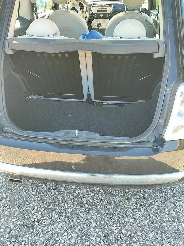 Usata Fiat 500 Lounge 95 CV (69 kW) 2015 Nero Utilitaria