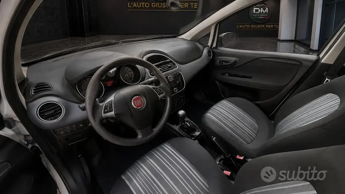 Usata Fiat Punto Evo Dynamic 77 CV (56 kW) 2011 Bianco Utilitaria