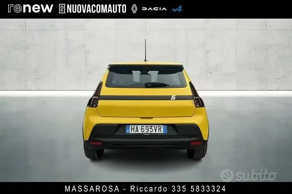 Uusi Renault R5 Evolution 89 kW (122 HP) 2025 Keltainen Viistoperä