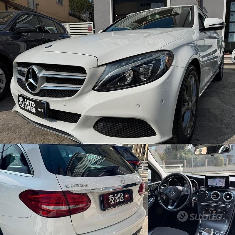 Usata Mercedes C220 169 CV (124 kW) 2016 Bianco Station wagon