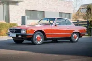 Usata Mercedes SL450 170 CV (125 kW) 1979 Rosso Cabrio