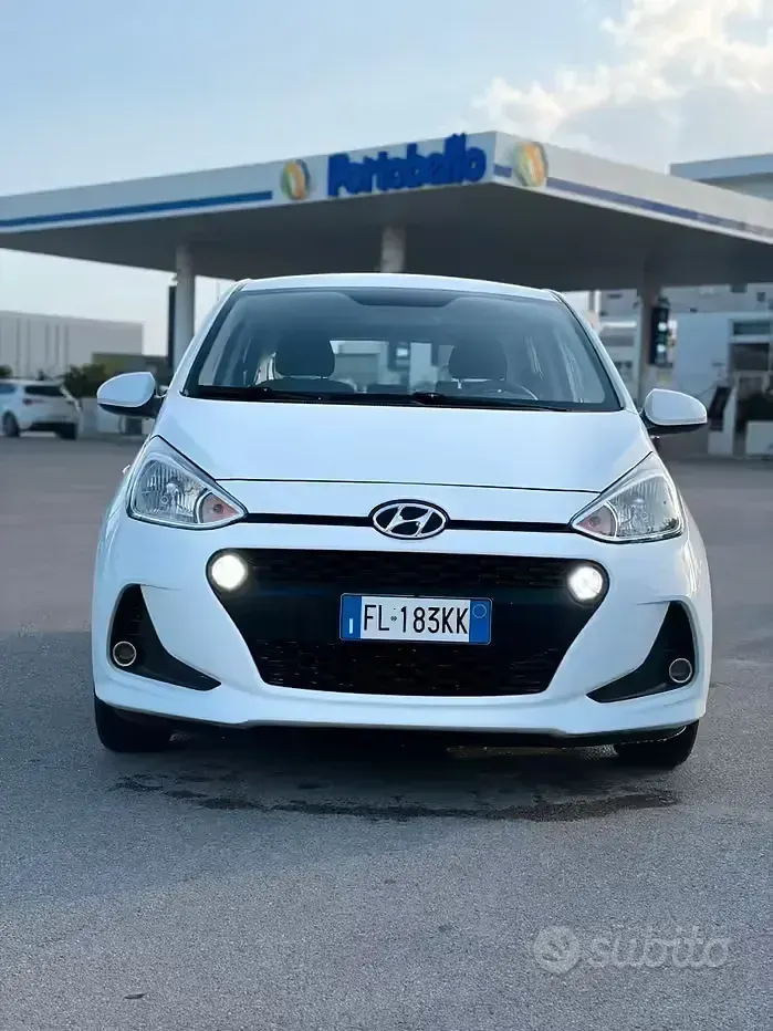 Begagnad Hyundai i10 69 HK (50 kW) 2017 Vit Halvkombi