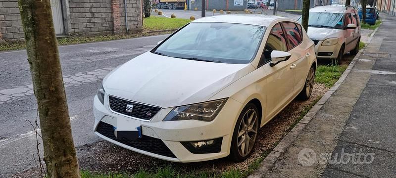 Usata Seat Leon FR 150 CV (110 kW) 2016 Bianco Berlina