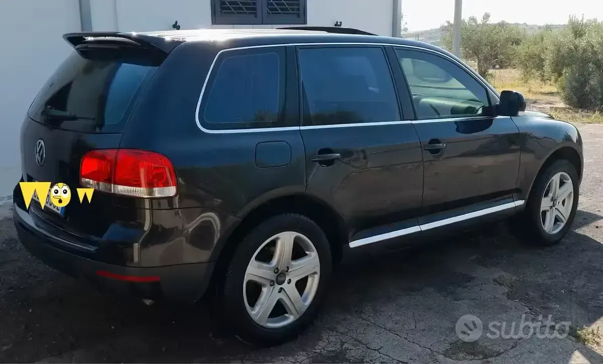Usata VW Touareg R 174 CV (127 kW) 2004 Nero SUV