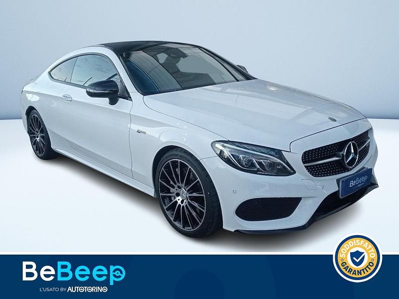 Usata Mercedes C43 AMG AMG 367 CV (269 kW) 2018 Bianco pastello Coupé