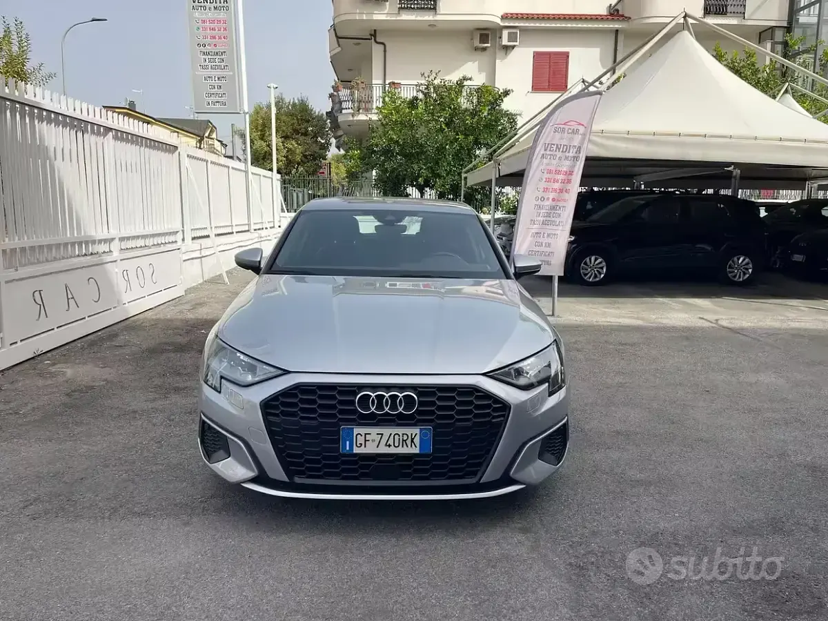 Usata Audi A3 Advanced 150 CV (110 kW) 2021 Grigio Berlina