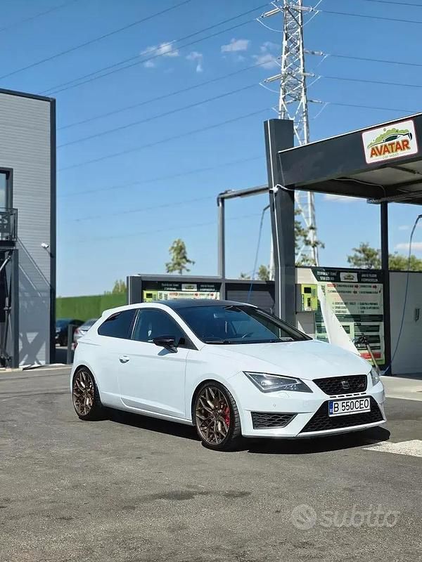 Usata Seat Leon CUPRA 280 CV (205 kW) 2015 Bianco Coupé