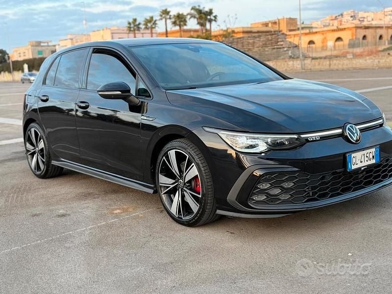 Usata VW Golf VII GTD 200 CV (147 kW) 2021 Nero Utilitaria