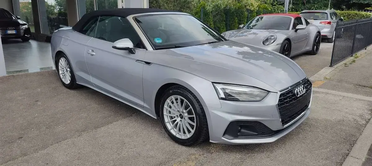 Usata Audi A5 Advanced Plus 204 CV (150 kW) 2024 Argento Cabrio