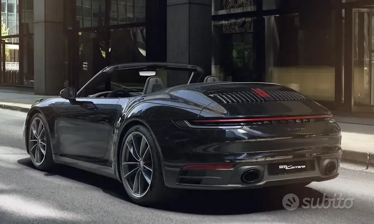 Usata Porsche 992 385 CV (283 kW) 2020 Nero Cabrio