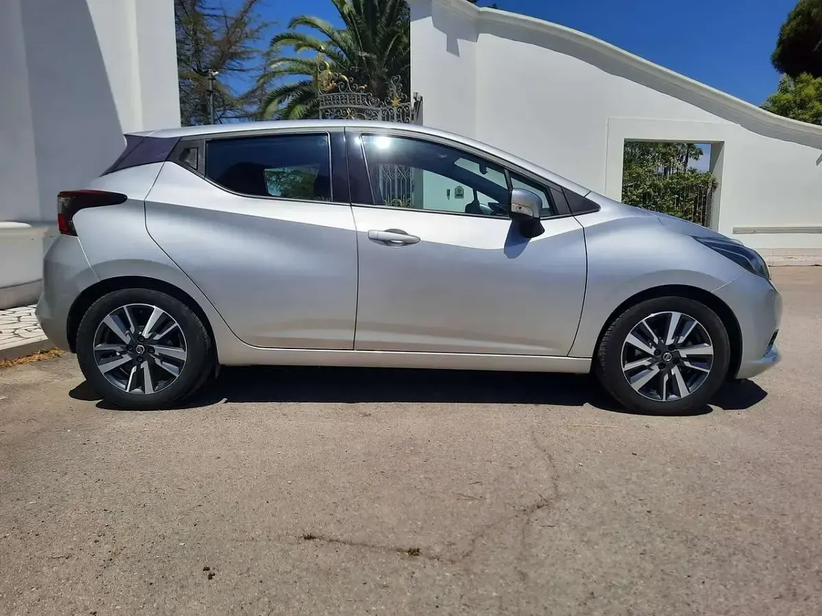Usata Nissan Micra Acenta 90 CV (66 kW) 2018 Argento Utilitaria