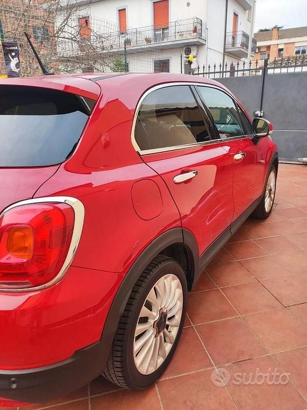 Usata Fiat 500X Lounge 120 CV (88 kW) 2015 Rosso SUV
