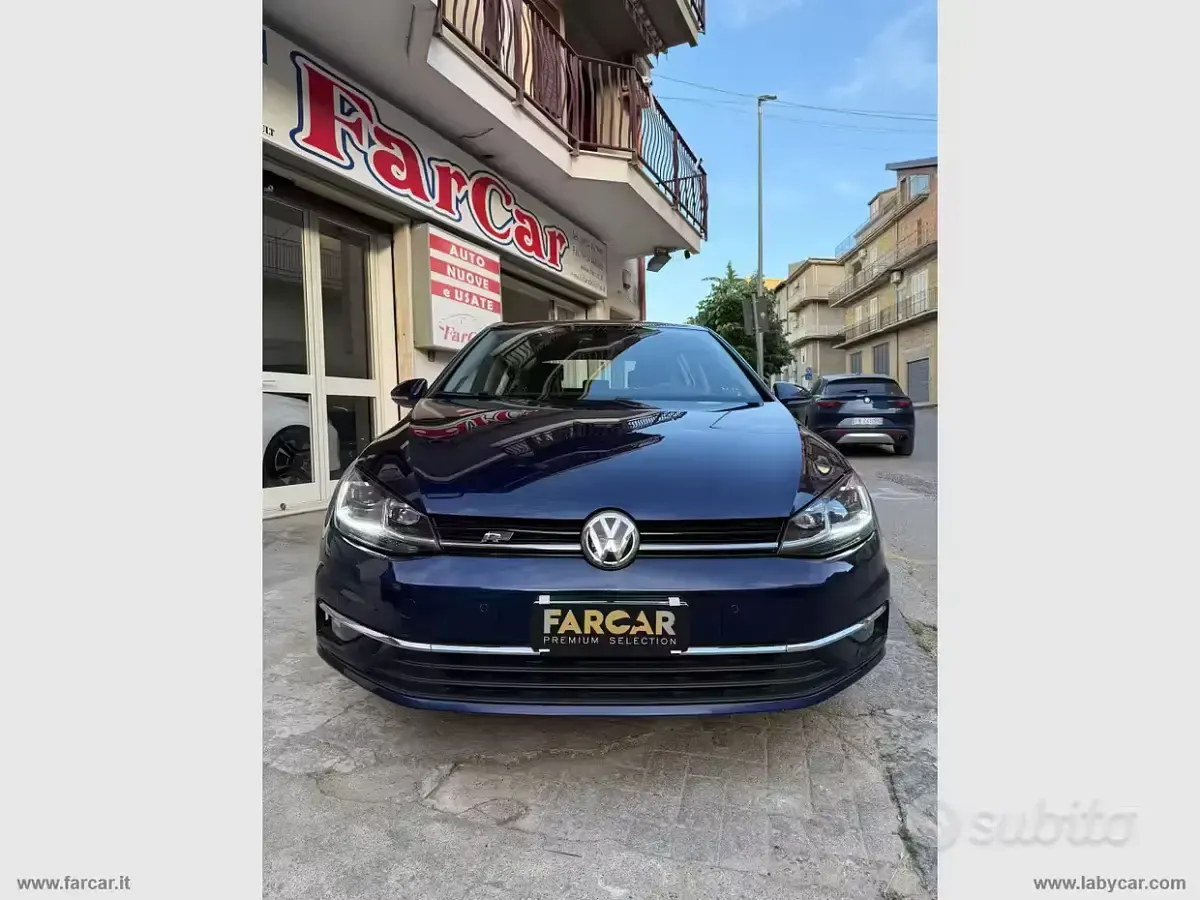 Usata VW Golf VII Sport 115 CV (84 kW) 2019 Blu Berlina