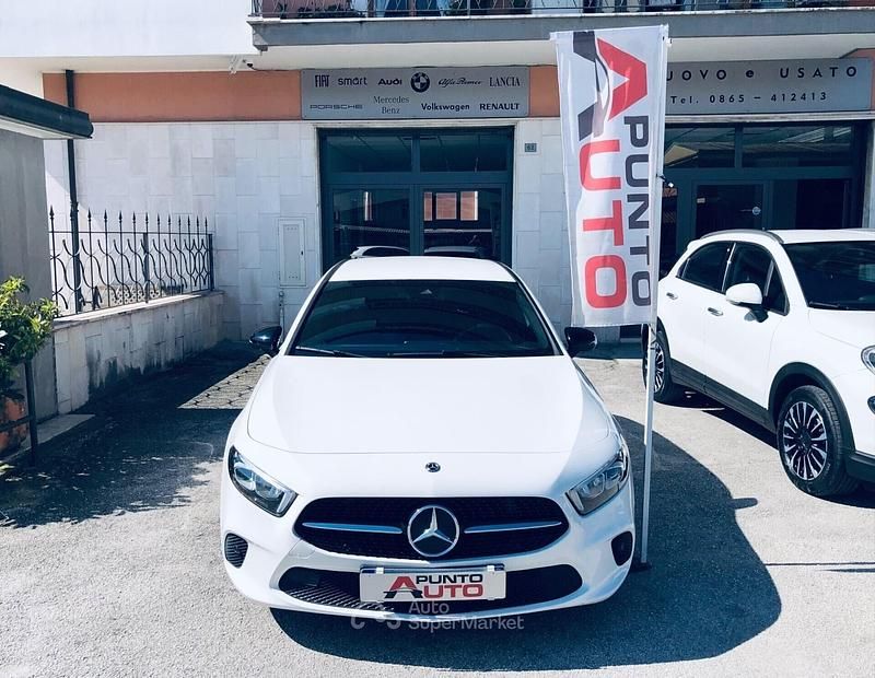 Usata Mercedes A180 Progressive 116 CV (85 kW) 2018 Bianco Berlina
